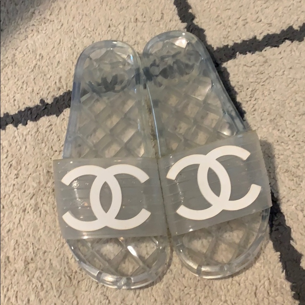Chanel Jelly Slides